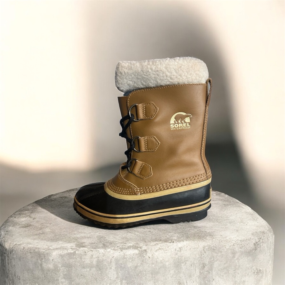 Sorel Brown and Black Waterproof Boots